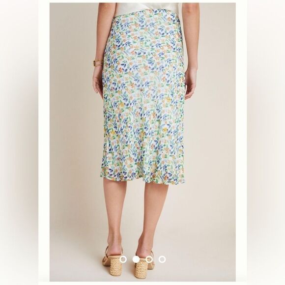 Maeve Ara Beaded Bias Midi Skirt - Picture 2 of 9